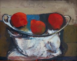 Cecil Skotnes; Still Life with Fruit in a Bowl