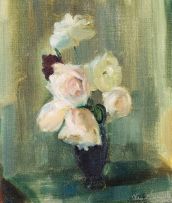 Clement Serneels; Still Life of Roses