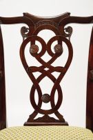 A George II style mahogany armchair