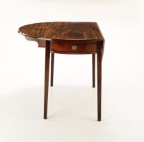 A George III mahogany drop-side table
