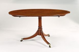 A George III mahogany breakfast table