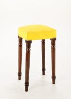 A mahogany stool