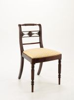 A Regency mahogany side chair