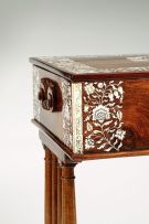 A rosewood and ivory-inlaid work box, 18th century, Vizagpatam