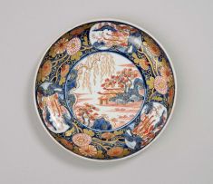 A Japanese Arita export 'Imari' plate, early 19th century