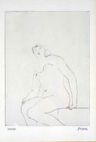 Henry Moore; Seated Nude (Cramer No.519)