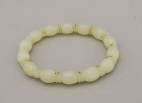 Chinese jade bangle, Qing Dynasty, early 20th century