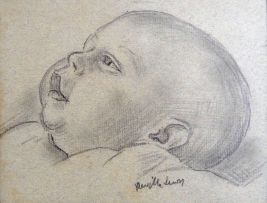 Alfred Neville Lewis; Sketch of a Baby