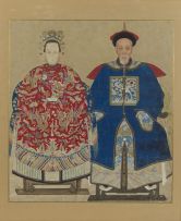 A Chinese ancestor portrait, early 20th century
