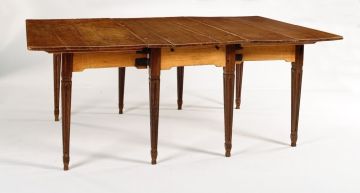 A Cape Neo-classical stinkwood and yellowwood peg-top gateleg table, early 19th century