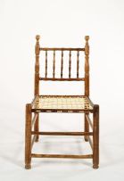 A Cape stinkwood tolletjie chair, late 18th/early 19th century