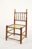 A Cape stinkwood tolletjie chair, late 18th/early 19th century