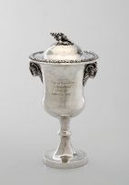 An important Cape silver presentation cup and cover, John Townsend, circa 1833