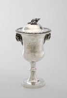 An important Cape silver presentation cup and cover, John Townsend, circa 1833