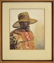 Constance Helen Greaves; Portrait of a Basuto Man