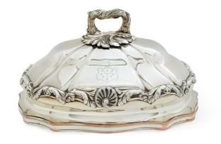 A Sheffield-plated dome, early 19th century