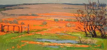Piet van Heerden; Spring Landscape