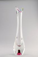 A Chribska Glassworks vase, possibly designed by Professor Josef Hospodka, 1960s