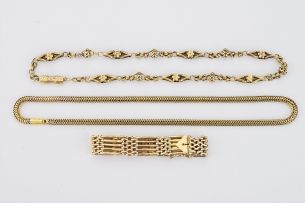 19th century gold chain