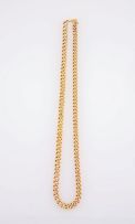 9ct gold curb-link chain
