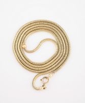 9ct gold snake-link necklace