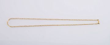 15ct gold figaro-link chain