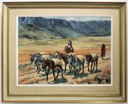 Gordon Cunningham; Donkey Carriers, Lesotho