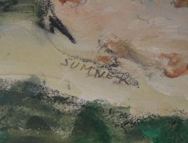 Maud Sumner; Overcast Seascape