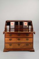 A Chinese Export hardwood fall-front bureau, 18th century