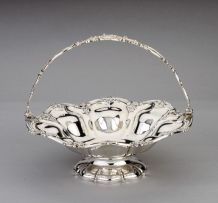 A William IV silver cake basket, Messrs Barnard, London, 1835
