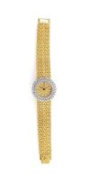 Lady's diamond and 18ct gold wristwatch, Piaget, Ref 9197N21, 184227, circa 1970