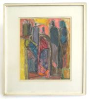 May Hillhouse; Robed Figures