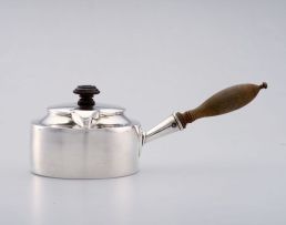 An Indian Colonial silver brandy warmer and cover, John Hunt, Calcutta, late 18th/early 19th century