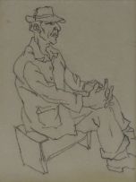 Gregoire Boonzaier; Seated Old Man