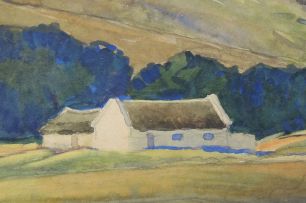 John Lawson; Cottage at the Foot of a Mountain