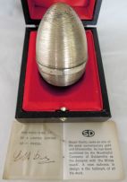 A silver parcel gilt & enamel Stuart Devlin 