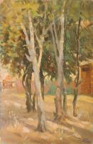 Allerley Glossop; Backyard Trees