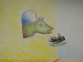 Breyten Breytenbach; Meme les Mouches Sont Contents (Even the Flies are Happy)