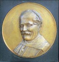 Anton van Wouw; Bas-Relief Bust of C.J Langenhoven