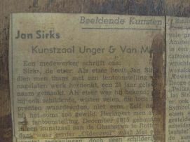 Jan Sirks; Park Rozenberg, Rotterdam