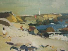 Clement Serneels; Coastal Landscape