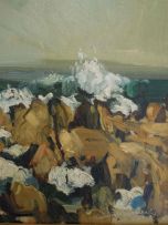 Clement Serneels; Coastal Landscape