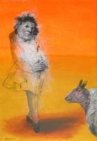 Karin Jaroszynska; Figure with Sheep