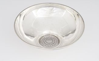 A Danish sterling silver bowl, designed by Sigvard Bernadotte for Georg Jensen