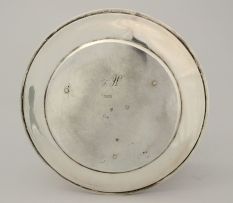 A Swedish silver bowl and dish, Michael Olof Barkman, Varberg, 1844 and 1845