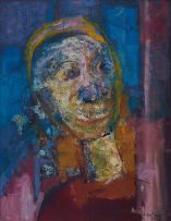 Ephraim Ngatane; Portrait of a Woman