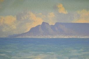 Willem Hermanus Coetzer; Table Mountain from Blaauwberg Strand, Milnerton