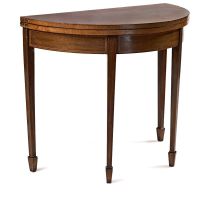 A George III style mahogany card table, early 20th century