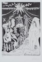 Pablo Picasso; Nudes (George Bloch #1498)