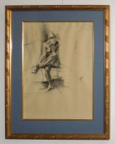 Gérard Fromanger; Three Nudes, triptych
